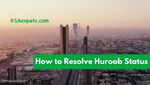 How to Resolve Huroob Status