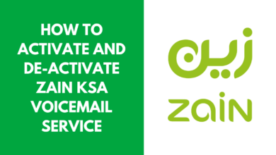 HOW TO ACTIVATE AND DE-ACTIVATE ZAIN KSA VOICEMAIL SERVICE