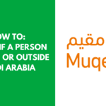 How to check if someone is in Saudi Arabia online