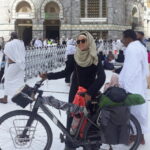 Sara Haba Reached Makkah From Tunisia on a Bicycle