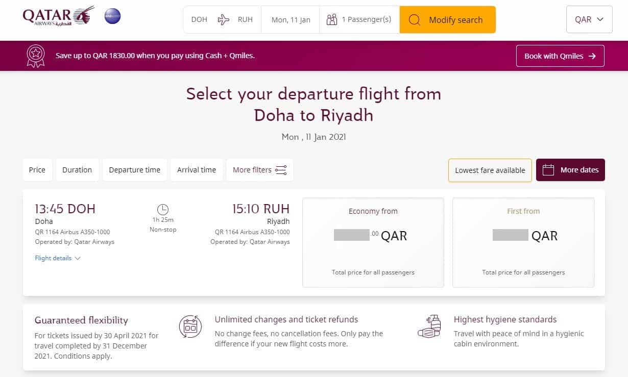 Qatar Airways opens booking for direct Saudi flights