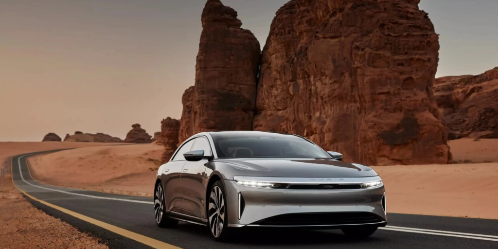 Lucid Air electric car backed by Saudi Arabias Public Investment Fund PIF