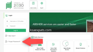 How to Reset Absher Password Online | KSA Expats