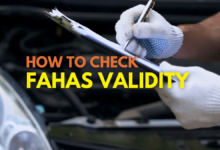 HOW TO CHECK FAHAS VALIDITY