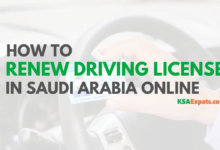 HOW TO RENEW DRIVING LICENSE IN SAUDI ARABIA ONLINE