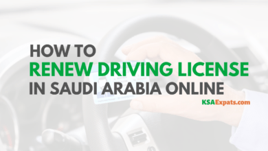 HOW TO RENEW DRIVING LICENSE IN SAUDI ARABIA ONLINE