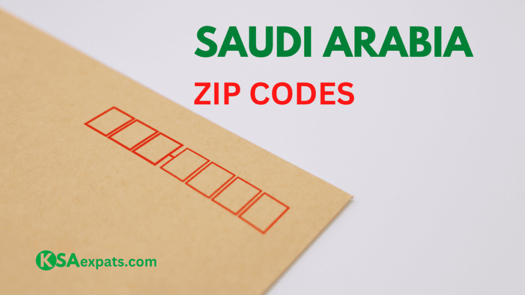 Saudi Arabia Zip Codes