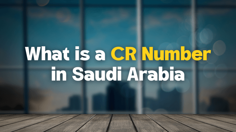 CR Number in Saudi Arabia