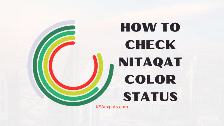 how to check company's nitaqat color status