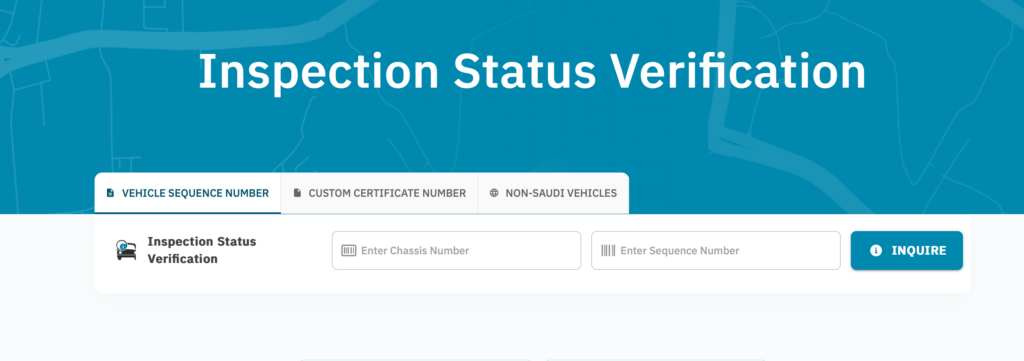 motor vehicle period inspection validity check saudi arabia, fahas validity