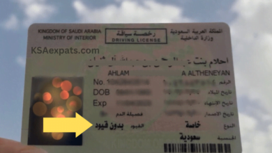 Saudi Driving School Restriction Codes