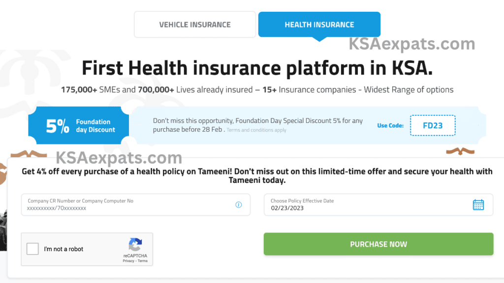 tameeni health insurance