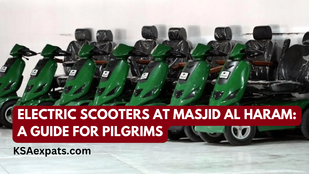 Electric Scooters at Masjid Al Haram
