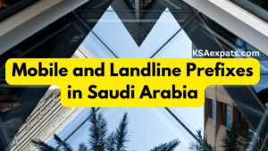Mobile and Landline Prefixes in Saudi Arabia