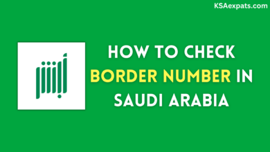 How to Check Border Number in Saudi Arabia