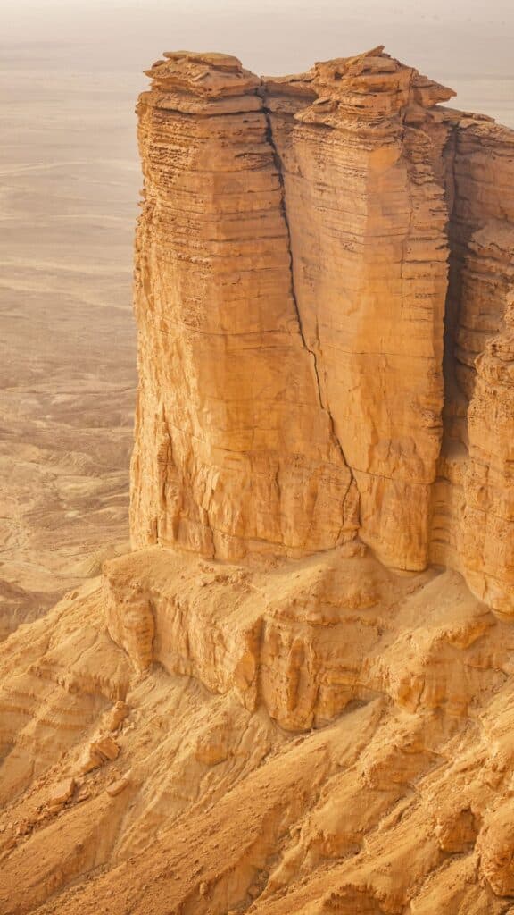 Saudi Arabia's Edge of the World in Riyadh. Jebel Fihrayn