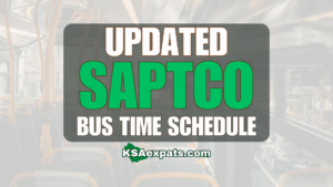 SAPTCO Bus Time Schedule