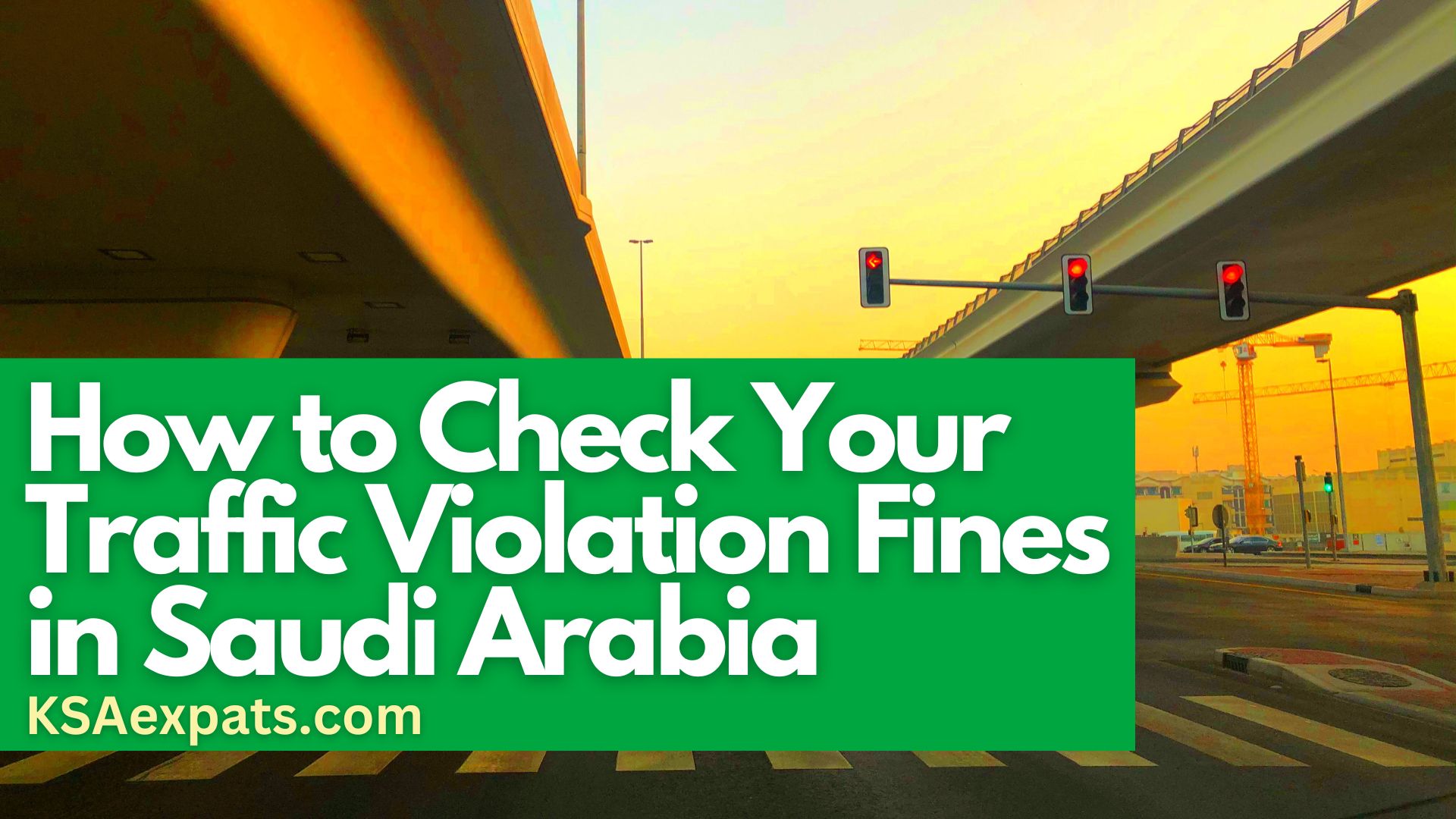 How to Check Your Traffic Violation Fines in Saudi Arabia