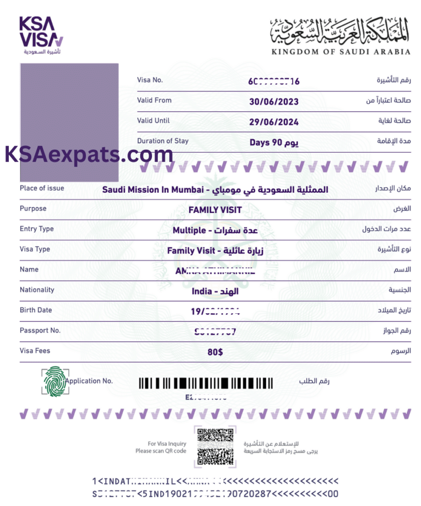 Saudi Visa Check by Passport Number