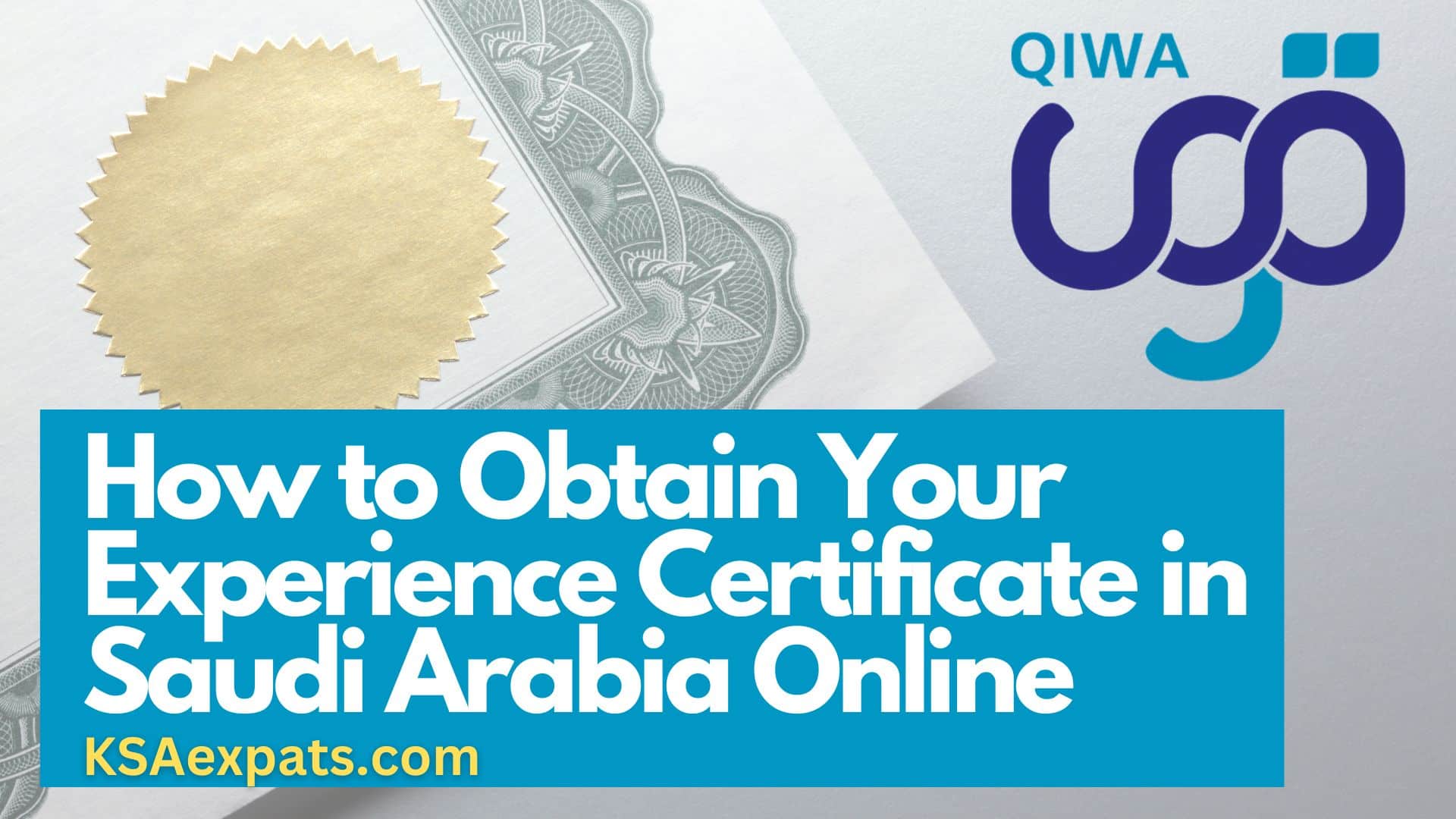 Qiwa experience certificate application, download, view