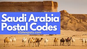 Saudi Arabia PostalZIP Codes 2024