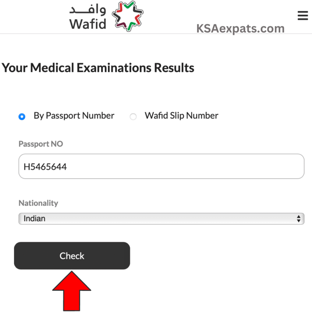 wafid medical status, gamca medical status check, gcchmc