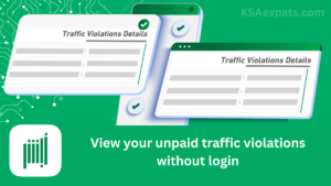 How to Check Traffic Violation Details on Absher Website Without Login
