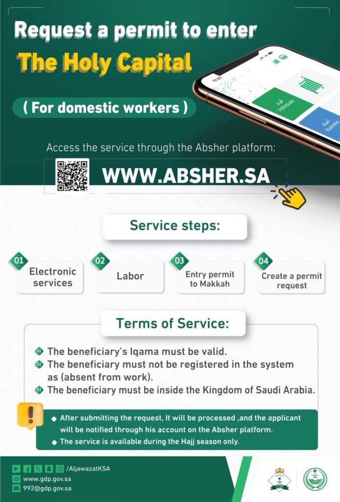 absher makkah entry permits