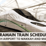 HARAMAIN TRAIN SCHEDULES: JEDDAH AIRPORT TO MAKKAH AND MADINAH