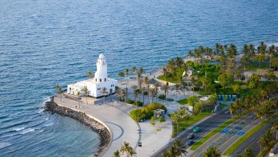 Jeddah, Saudi Arabia - Corniche Mosque, jeddah Waterfront , Red Sea Coast