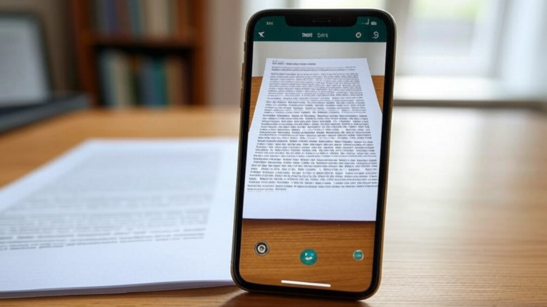 WhatsApp document scanning