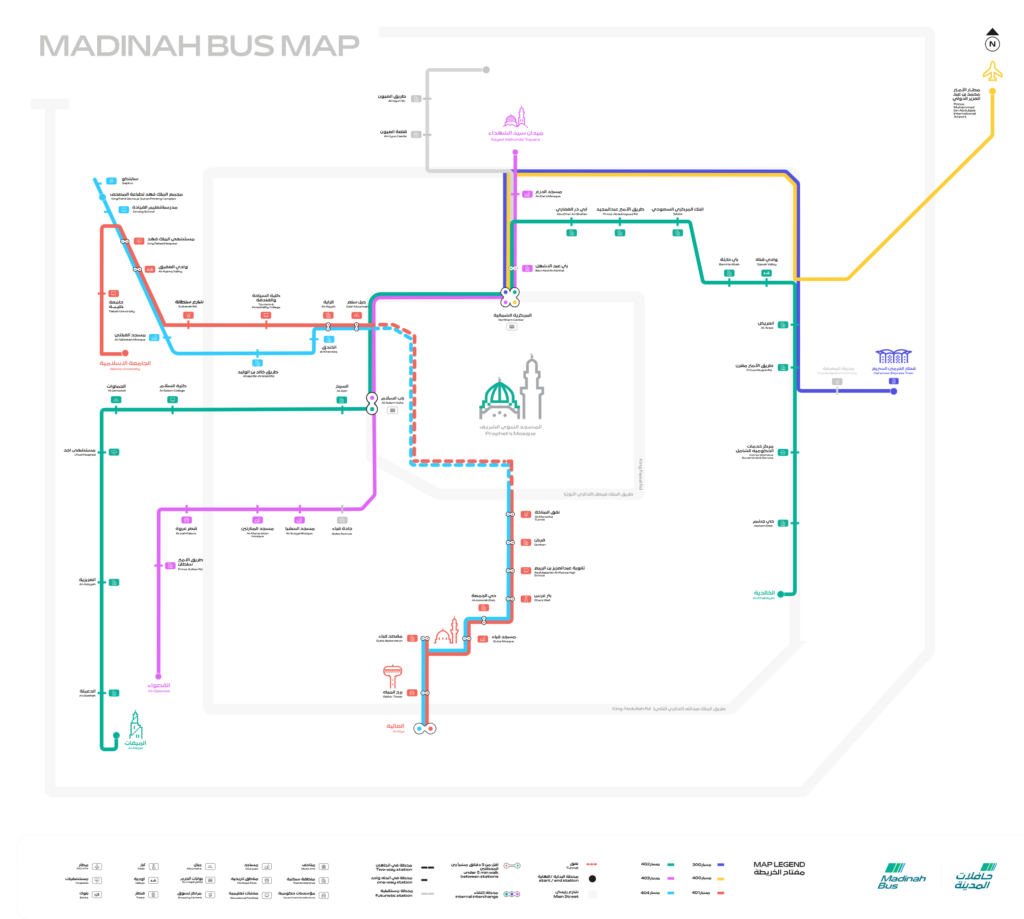 Madinah Bus Map