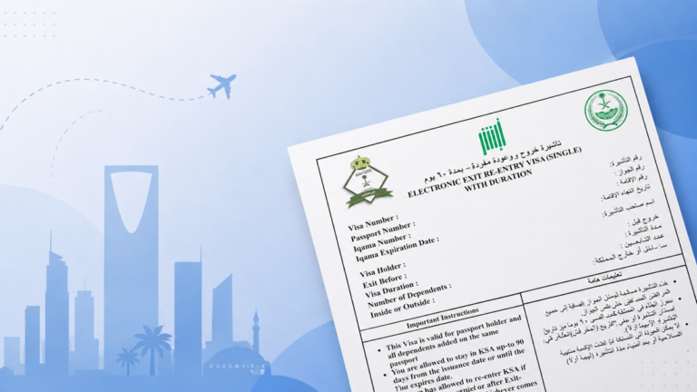 How to Check Your Exit Re-Entry Visa Status in Saudi Arabia