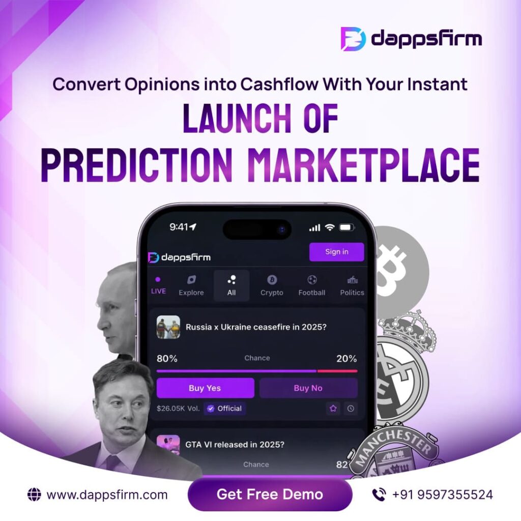 Prediction Marketplace Clone Script at Minimal Cost & Free Demo